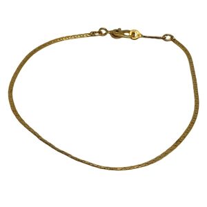 Vintage Monet Womens Bracelet, Dainty, Gold Tone, 7 1/4 in long, Jewerly